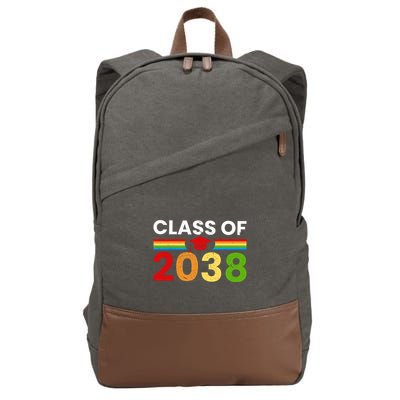 Back To School Class Of 2038 Graphic Cotton Canvas Backpack