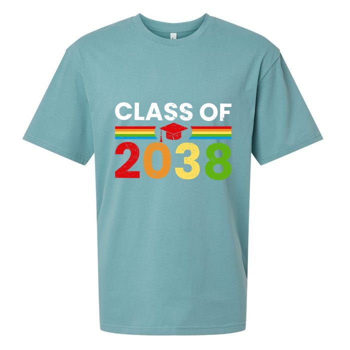Back To School Class Of 2038 Graphic Sueded Cloud Jersey T-Shirt