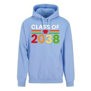 Back To School Class Of 2038 Graphic Unisex Surf Hoodie