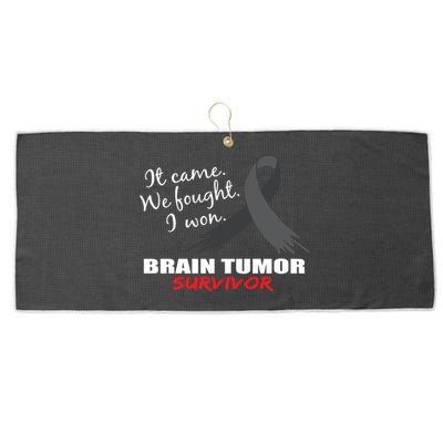 Brain Tumor Survivor Brain Tumor Awareness Meaningful Gift Large Microfiber Waffle Golf Towel