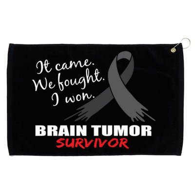 Brain Tumor Survivor Brain Tumor Awareness Meaningful Gift Grommeted Golf Towel