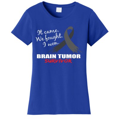 Brain Tumor Survivor Brain Tumor Awareness Meaningful Gift Women's T-Shirt