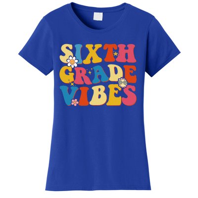 Back To School Sixth Grade Vibes Student Teacher Women's T-Shirt