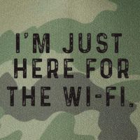Back To School; IM Just Here For The Wifi. Legacy Tie Dye Trucker Hat