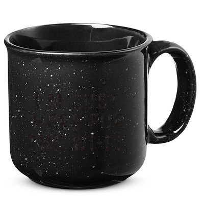 Back To School; IM Just Here For The Wifi. 15oz Campfire Ceramic Mug