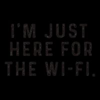 Back To School; IM Just Here For The Wifi. Drawstring Bag