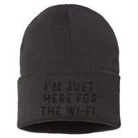 Back To School; IM Just Here For The Wifi. Sustainable Knit Beanie