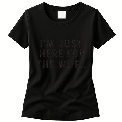 Back To School; IM Just Here For The Wifi. Womens T-Shirt
