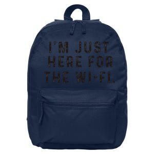 Back To School; IM Just Here For The Wifi. 16 in Basic Backpack