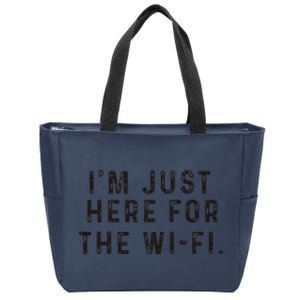 Back To School; IM Just Here For The Wifi. Zip Tote Bag