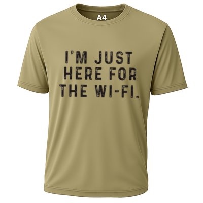Back To School; IM Just Here For The Wifi. Performance Shirt