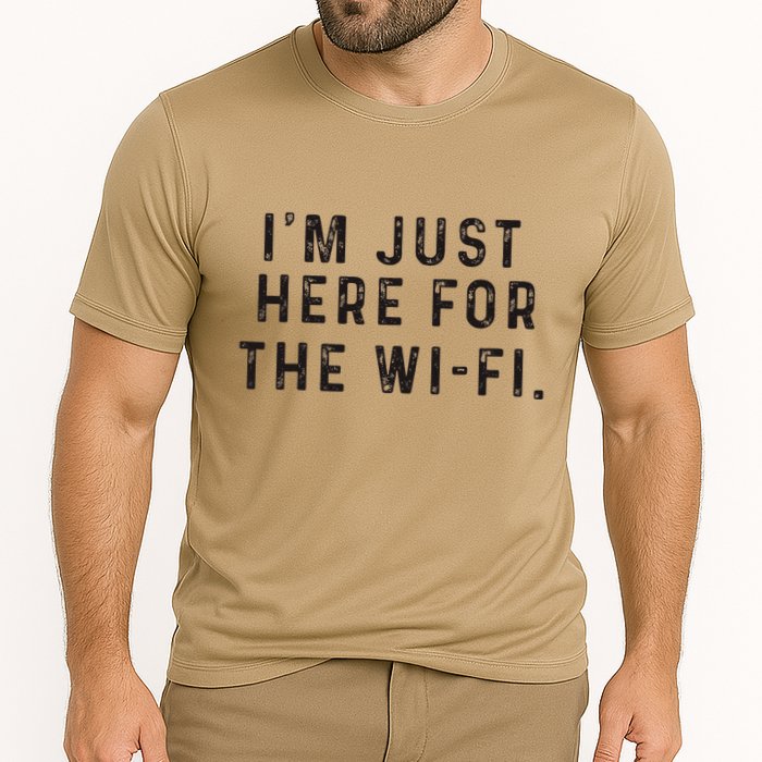 Back To School; IM Just Here For The Wifi. Performance Shirt
