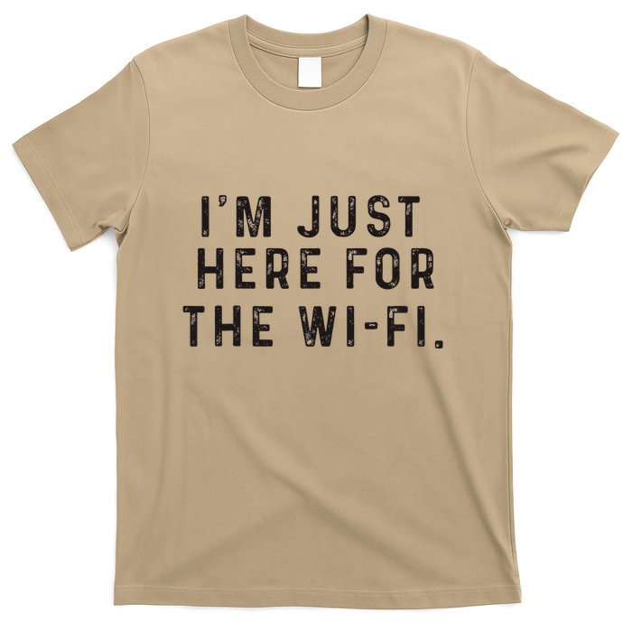 Back To School; IM Just Here For The Wifi. T-Shirt