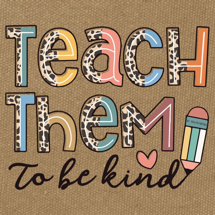 Back To School Teacher Cotton Canvas Backpack