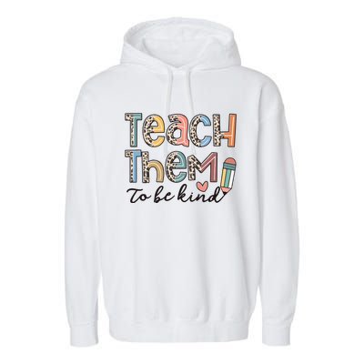 Back To School Teacher Garment-Dyed Fleece Hoodie