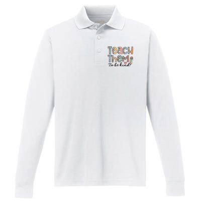 Back To School Teacher Performance Long Sleeve Polo