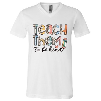 Back To School Teacher V-Neck T-Shirt