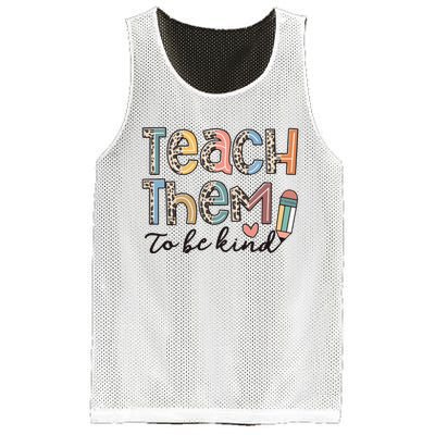 Back To School Teacher Mesh Reversible Basketball Jersey Tank