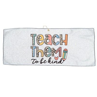 Back To School Teacher Large Microfiber Waffle Golf Towel