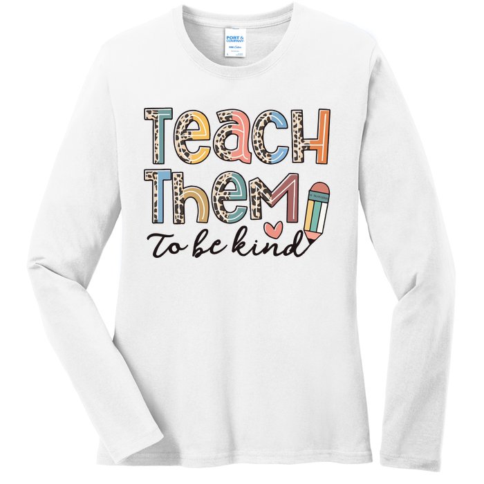 Back To School Teacher Ladies Long Sleeve Shirt