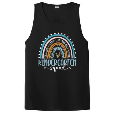 Back To School Rainbow Kindergarten Squad Teachers Student PosiCharge Competitor Tank