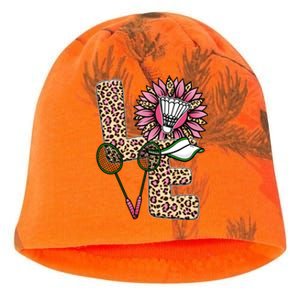 Badminton T Shirts Love Leopard Sunflower Graphic Plus Size Kati - Camo Knit Beanie