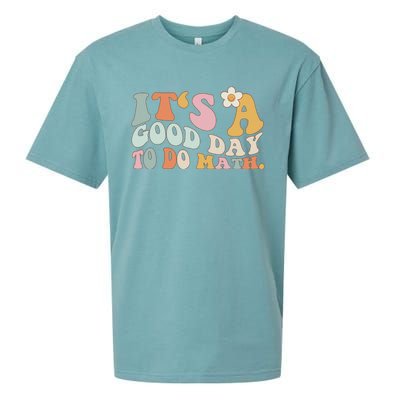 Back To School Its A Good Day To Do Math Teachers Sueded Cloud Jersey T-Shirt