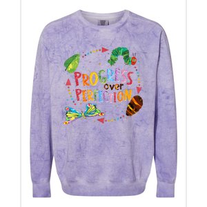 Back To School Teacher Colorblast Crewneck Sweatshirt