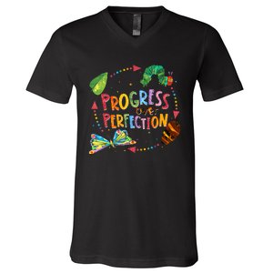 Back To School Teacher V-Neck T-Shirt