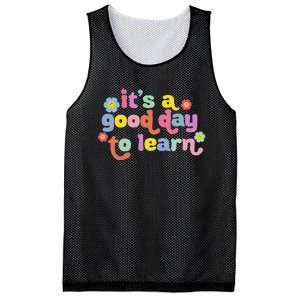 Back To School Motivational It's A Good Day To Learn Teacher Mesh Reversible Basketball Jersey Tank