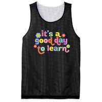 Back To School Motivational It's A Good Day To Learn Teacher Mesh Reversible Basketball Jersey Tank