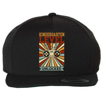 Back To School Kindergarten Level Unlocked Wool Snapback Cap