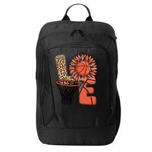 Basketball T Shirts Love Leopard Sunflower Graphic Plus Size City Backpack