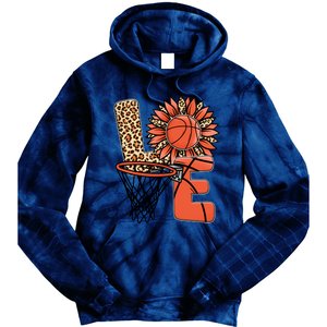 Basketball T Shirts Love Leopard Sunflower Graphic Plus Size Tie Dye Hoodie