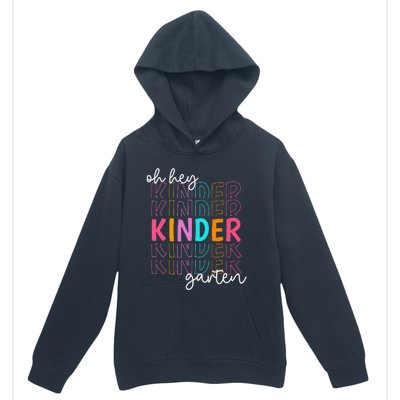 Back To School Oh Hey Kindergarten Teachers  Student Urban Pullover Hoodie