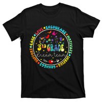 Back To School Third Grade Dream Team Teacher Flower T-Shirt