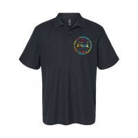 Back To School Third Grade Dream Team Teacher Flower Softstyle Adult Sport Polo