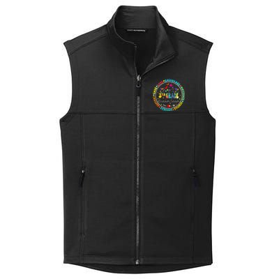 Back To School Third Grade Dream Team Teacher Flower Collective Smooth Fleece Vest