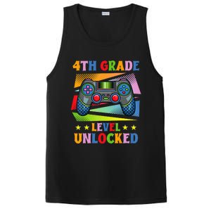 Back To School Video Gamer Level 4Th Grade Unlocked PosiCharge Competitor Tank