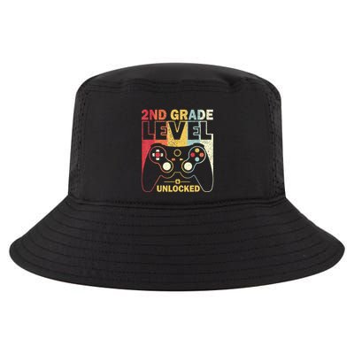 Back To School 2Nd Grade Level Unlocked Video Gamer Cool Comfort Performance Bucket Hat