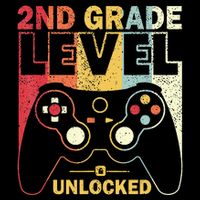 Back To School 2Nd Grade Level Unlocked Video Gamer Impact Tech Backpack