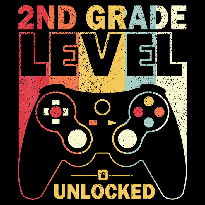 Back To School 2Nd Grade Level Unlocked Video Gamer Impact Tech Backpack