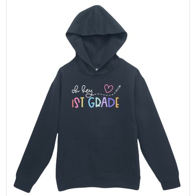 Back To School Oh Hey 1st Grade Teachers Student Urban Pullover Hoodie