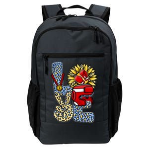 Boxing T Shirts Love Gloves Leopard Sunflower Graphic Daily Commute Backpack