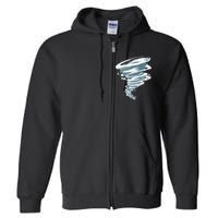 Best Tornado Storm Hunter Weather Meteorology Full Zip Hoodie