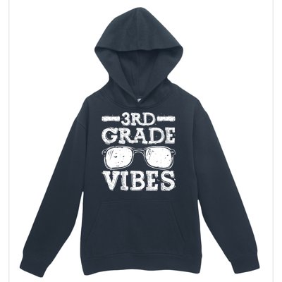 Back To School 3rd Grade Vibes First Day Boy Girl Urban Pullover Hoodie