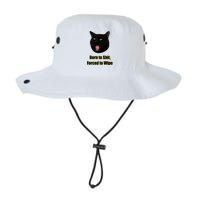 Born To Shit Forced To Wipe Funny Cat Legacy Cool Fit Booney Bucket Hat