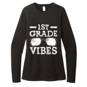 Back To School 1st Grade Vibes Shirts First Day Teacher Kids Womens CVC Long Sleeve Shirt