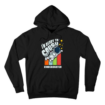 Back To School Cute First Day Of Kindergarten Astronaut Hoodie