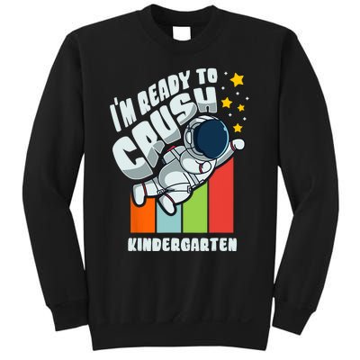 Back To School Cute First Day Of Kindergarten Astronaut Sweatshirt